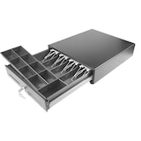 thumbnail of Cassetto portadenaro MUSTEK, 410X415 MM, 5 FATTURE/8 MESI, Apertura manuale, colore nero