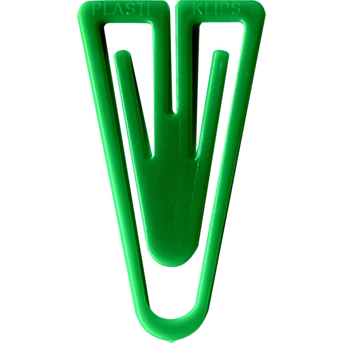 Büroklammern Plastiklips 25mm VE=10x500 Stück grün