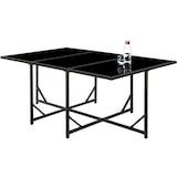 thumbnail of tectake Conjunto de ratán Málaga 6+4+1, funda impermeable  Negro/Gris