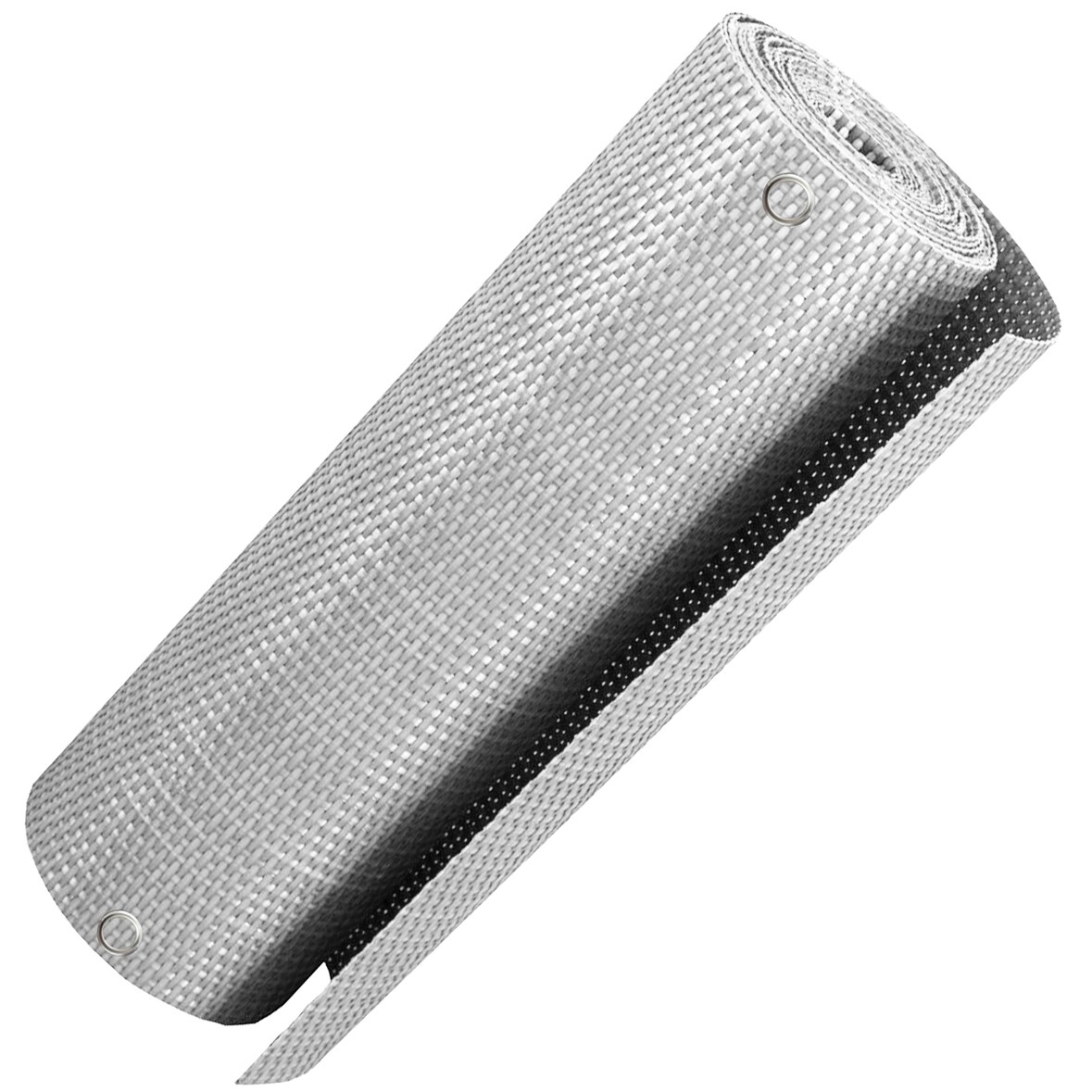 Polyrattan Balkon Sichtschutz Privafence - Balkonbespannung mit Metallösen - UV-fest, Wetterfest, Blickdicht 300x90 cm Weiß