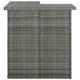 thumbnail of 8-tlg. Gartenbar-Set mit Kissen Poly Rattan Grau