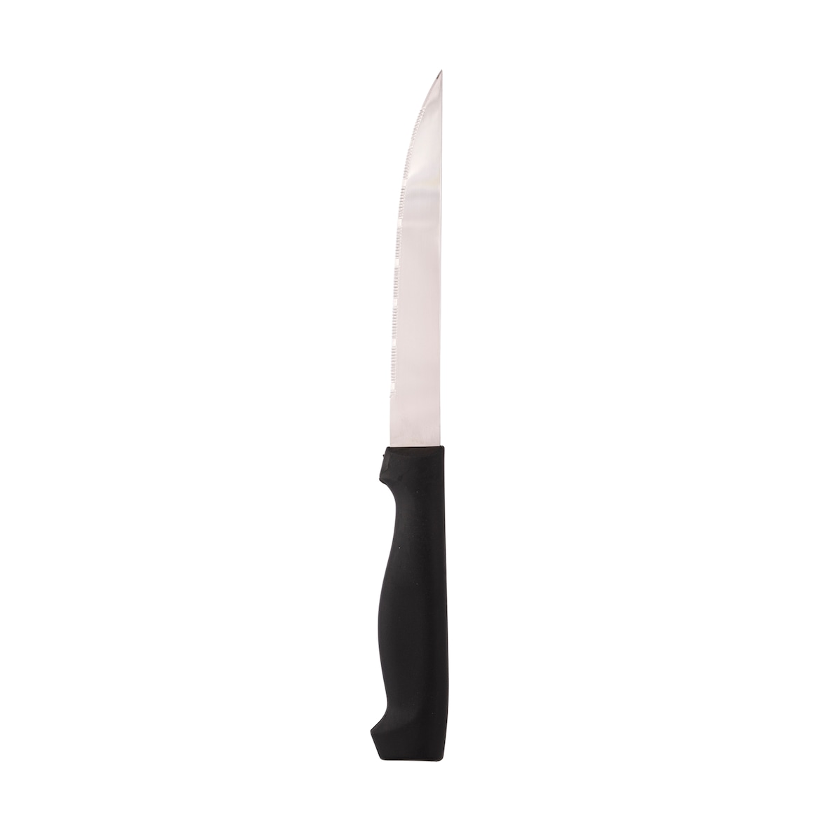 aro Cuchillos para carne, acero inoxidable, mango negro, 12 unidades