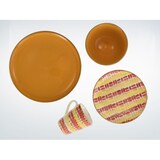 thumbnail of CreaTable Marbella Orange Kombiservice 16-tlg Steingut