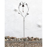 thumbnail of Rankhilfe mit Glocke JD2-12020 Rankgitter aus Metall H-130 cm B-28 cm Kletterhilfe