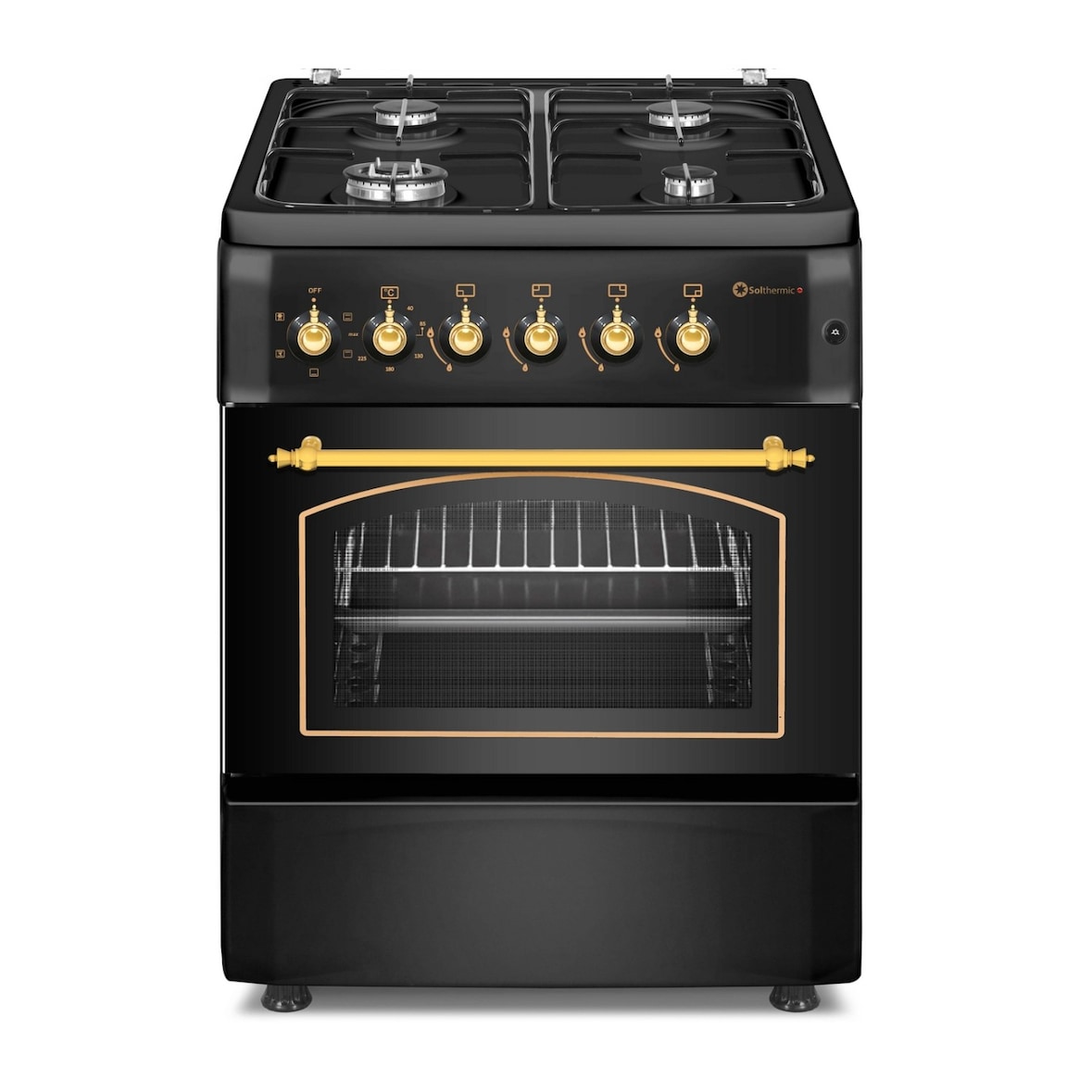 Fogao Solthermic F5s40e4rb Preto con Forno Electrico