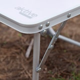 thumbnail of Aktive Mesa plegable pequeña camping antivuelco y ultraligera malva