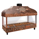 thumbnail of Barbecue 2 Mètre cuivre vitre sur les côtés