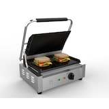 thumbnail of METRO Professional Griglia a contatto Single GPG1202, acciaio inox, 43 x 36 x 20 cm, gamma temperatura: 50 - 300°C, 45 panini in 60 minuti, argento