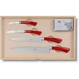thumbnail of Coltellerie Berti - Il Trinciante completo - Set coltelli cucina forgiati - 14 pezzi - Manico Plenum Rosso