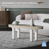 thumbnail of ML-Design 4er Set Tischbeine 42 cm Weiß glänzend, Stahl pulverbeschichtet, I-Form 8×8 cm, höhenverstellbar, Möbelbeine für Couchtisch TV-Möbel