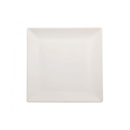 Boston White plat bord 30x30 cm vierkant steengoed M1934 1703 verpakking van 6