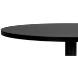 thumbnail of CHEFGASTRO Stehtisch rund HxBxT 108x60x60cm Holz Schwarz/Schwarz Bistrotisch