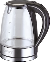 thumbnail of Camry CR 1239 Hervidor Agua Eléctrico, 1,7 L, Jarra Cristal, Resistencia Oculta, Inalámbrico, Base 360º, Transparente, 2000W