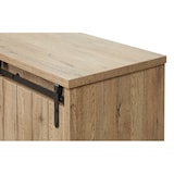 thumbnail of Matelpro - Buffet/bahut style rustique 225 cm coloris chêne Perrine - Moderne & Design -Chêne - Deux étagères intérieures -Types de portes: Coulissant