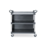 thumbnail of HENDI Serveerwagen polypropyleen met 3 bladen, groot, AmerBox, 1010x500x(H)960mm