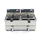 thumbnail of Friteuse - 2 x 13 L - 2 paniers - avec robinet de vidange