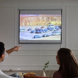 thumbnail of HOMCOM Proiezione a Muro per Proiettori LED LCD Telo Proiettore 100"