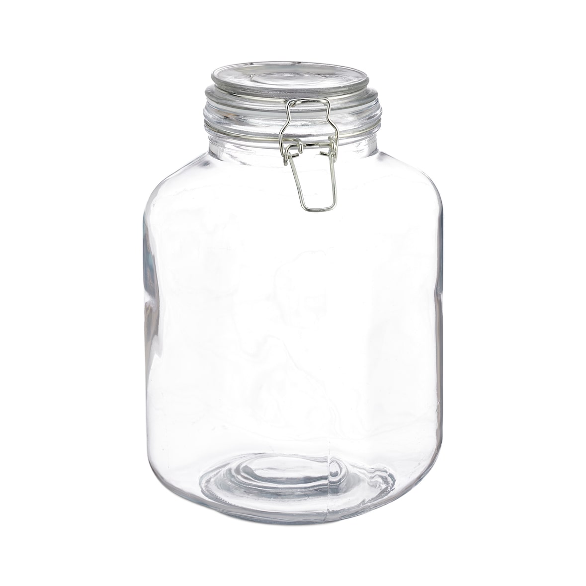 Relaxdays 3 Liter Einmachglas, zum Konservieren, Gastro, Bügelverschluss, Gummiring, luftdicht, XXL Einweckglas, klar