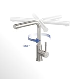 thumbnail of Villeroy & Boch Armatur Modern Steel 96680105 Edelstahl Anthracite Hochdruck