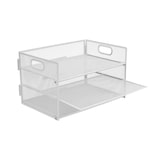 thumbnail of Relaxdays Dokumentenablage, Metall, 3 Fächer, Büro, Home Office, HxBxT: 20,5x32,5x23,5 cm, Schreibtisch Organizer, weiß
