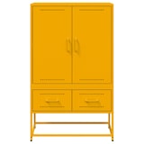 thumbnail of Helloshop26 - Buffet bahut commode armoire meuble de rangement organisateur cuisine salle de séjour salon haut jaune moutarde 68 x 02_0034736
