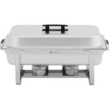 thumbnail of Royal Catering Rechaud para buffet - GN 1/2 - 2 x GN 1/4 - 9 l - 2 recipientes de combustível - 295 x 235 x 60 / 240 x 135 x 65 mm -