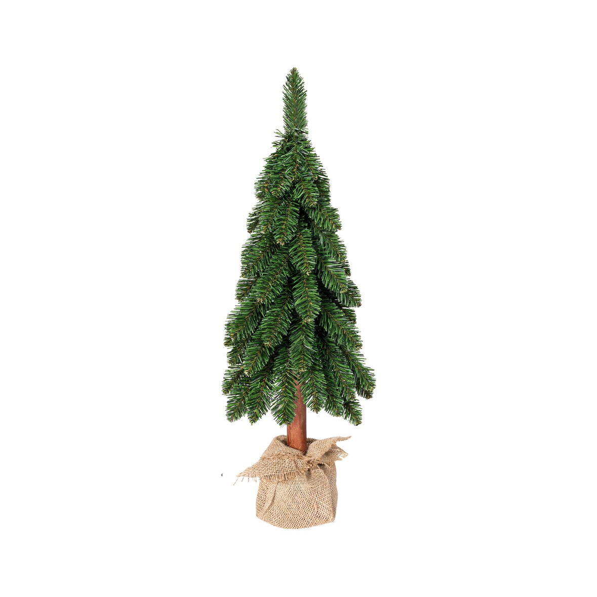 Tannenbaum künstlich im Stoffsack 65cm Grün