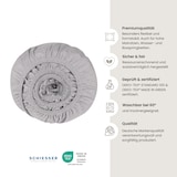 thumbnail of Schiesser Spannbettlaken Flexi - 95/5 - 180 x 200 cm - Hellgrau