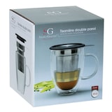 thumbnail of Secret de Gourmet - Taza tetera de doble pared Cléa de 30 cl de vidrio