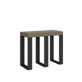 thumbnail of Itamoby Consolle allungabile 90x40/196 cm Sintesi Small Premium Tortora telaio Antracite