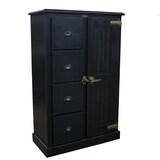 thumbnail of Meuble glacière avec 1 porte et 4 tiroirs L90xH140xP40