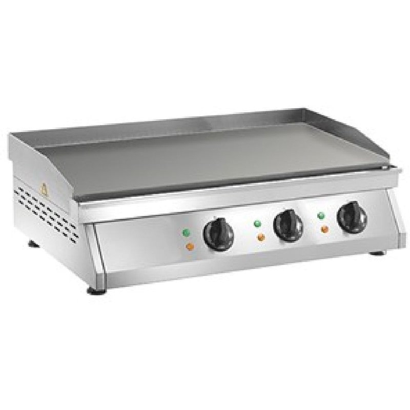 FryTop Amitek FT3L - 9000W - Piastra Tripla Liscia
