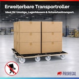 thumbnail of PROREGAL Mega Deal 8x Profi Transportroller HERCULES | BxT 39x39 cm | Traglast 200 kg | 4 Gummirollen & Griff | Siebdruckplatte
