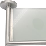 thumbnail of Bad-Glasablage 54 cm Edelstahl matt gebürstet mit verdeckter Befestigung