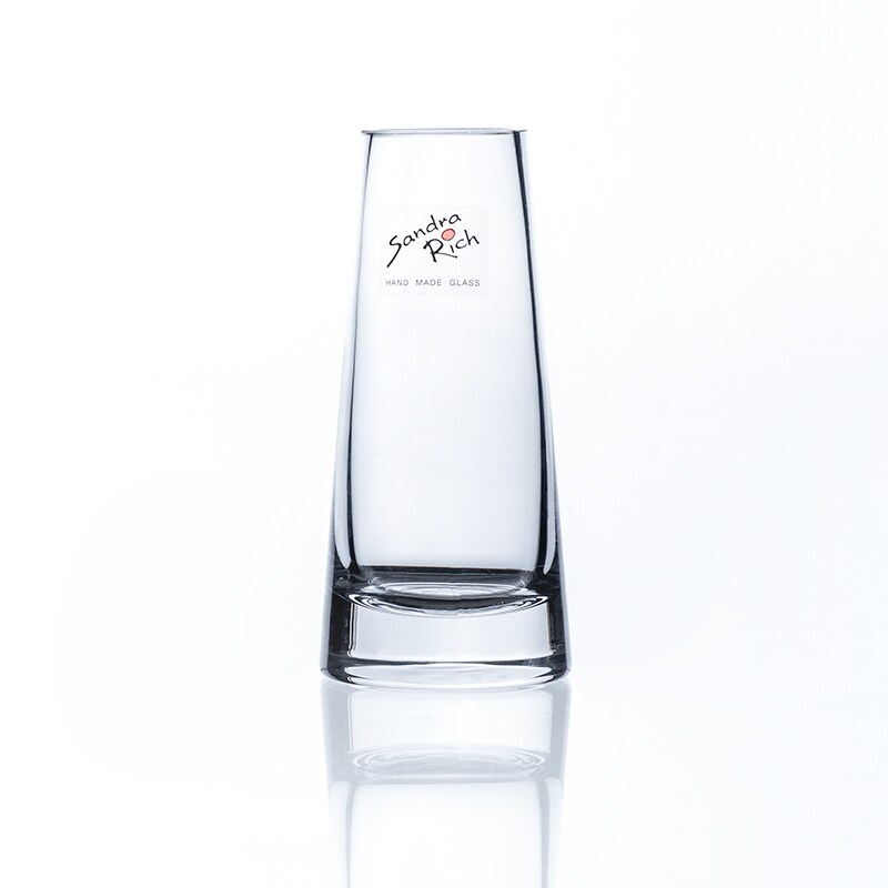 Glasvase Vase rund Solo klar Höhe 12,5 cm Sandra Rich