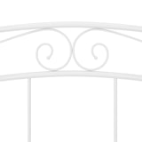 thumbnail of vidaXL Bett Weiß Metall 180x200 cm