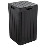 thumbnail of Pattumiera da giardino in resina 80 Lt. con porta sacco e chiusura a scatto Rio Garden antracite TOOMAX