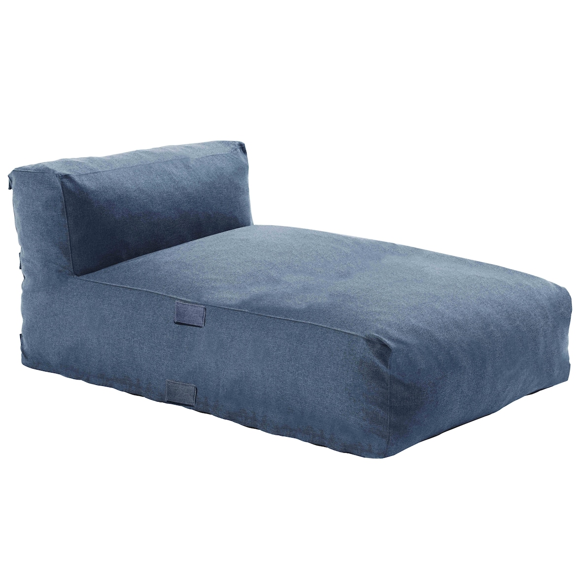 chaise longue modular azul para muebles de jardín