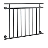 thumbnail of ECD Germany Französischer Balkon 90x128 cm Anthrazit matt | 9 Füllstäbe, Stahl pulverbeschichtet, Balkongeländer Fenstergitter