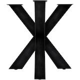 thumbnail of Pieds de table Harlan Noir aspect industriel/120x68x71 cm