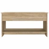 thumbnail of Table basse chêne sonoma 102x50x52,5 cm bois d'ingénierie Modèle Élégia Chic