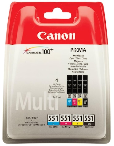 Consommable Informatique Canon Cli551cmybk | METRO