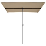 thumbnail of Parasol de jardin avec mât en aluminium 2x1,5 m Taupe Modèle Terrasse Tau Plus