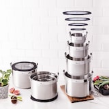 thumbnail of BERGNER Xmart - Pentola in acciaio inox da 28 cm adatta all'induzione