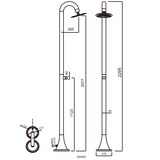 thumbnail of Sined Shower Moon Edelstahl 316l Nur Mit Kaltwassertimer