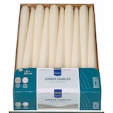 thumbnail of METRO PROFESSIONAL Candele da tavola, paraffina, 2.2 x 24 cm, durata di combustione 7 ore, beige chiaro, 30 unità