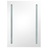 thumbnail of Helloshop26 - Badezimmerschrank mit LED-Spiegel 50 x 13 x 70 cm graues MDF 02_0006596