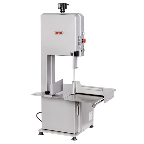 Sierra Mainca BC-1800 con chasis indeformable, Trifásico, Media mesa móvil