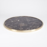 thumbnail of Table haute de bistrot MONCEAU - Marbre Noir - Laiton
