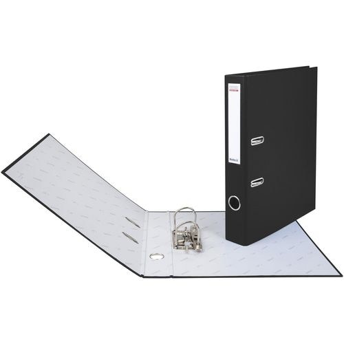 Biella Ordner Schmal DIN A4 40 mm Schwarz 2 Ringe 10341402U Kunststoff